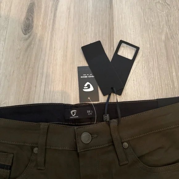 Fried deniem Olive Green Jeans - Picture 2 of 5